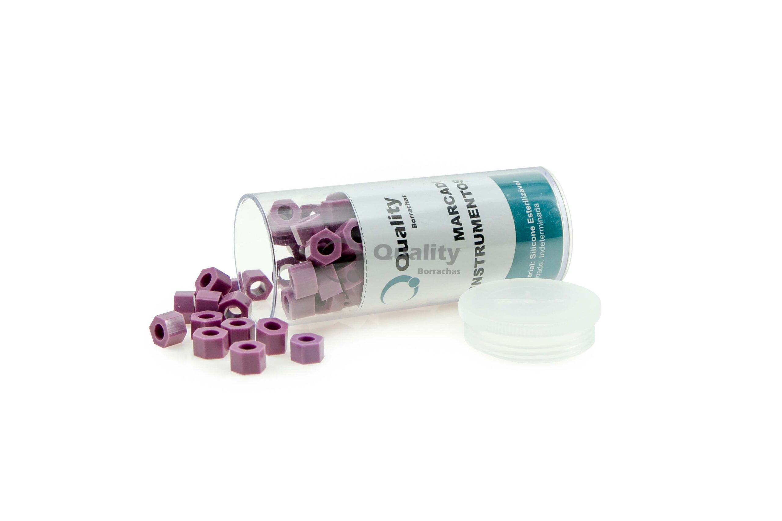 Anel de Silicone Sextavado c/100 unid - Uva