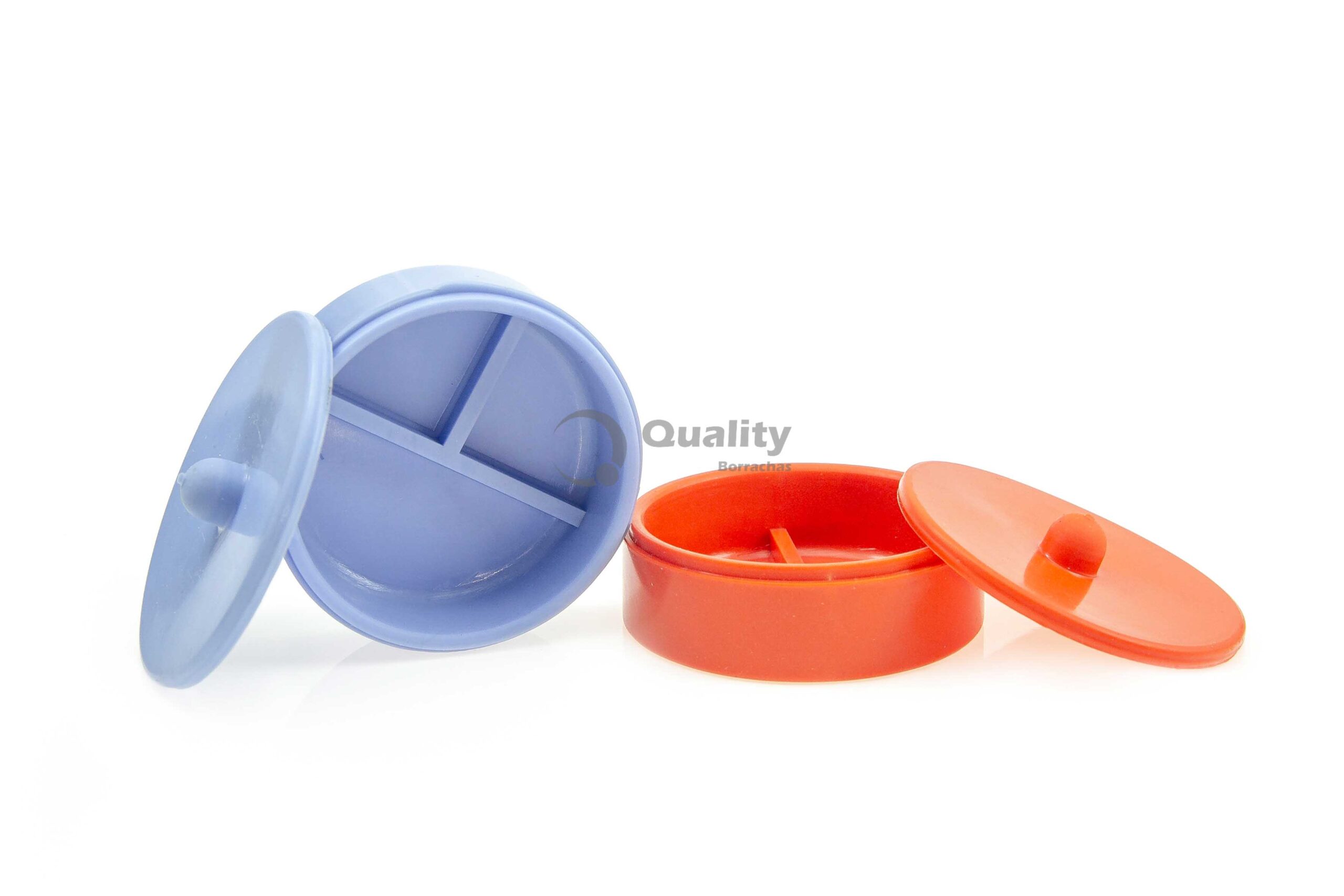 Cápsula de Petry de Silicone - Modelo 2 - Produto odontológica de alta qualidade Quality Borrachas